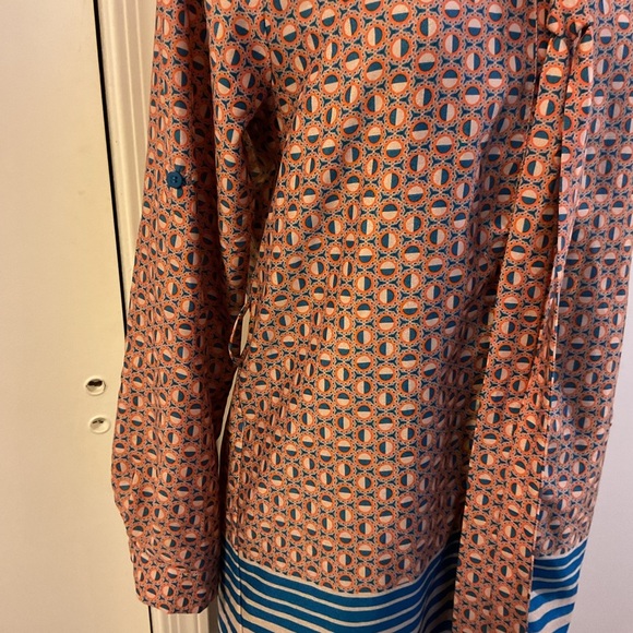 ☀️ Collective Concepts Roll Tab Shirt Dress Size Small - Picture 3 of 6